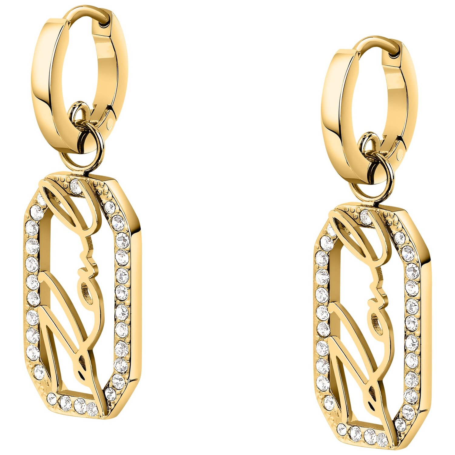 Karl Lagerfeld Серьги Crystals KLAYC45 — фотография 2